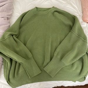 Free people green oversized tunic. Size small.